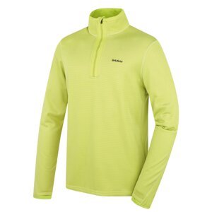 Men's sweatshirt with turtleneck HUSKY Artic M br. green
