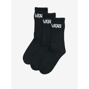 Set of three pairs of unisex socks in BLACK VANS Classic Crew - Men