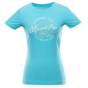 Women's cotton T-shirt ALPINE PRO UNEGA 8 curacao variant pg