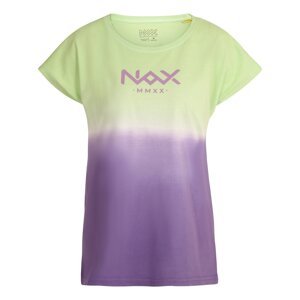 Zeleno-fialové dámske tričko NAX KOHUJA