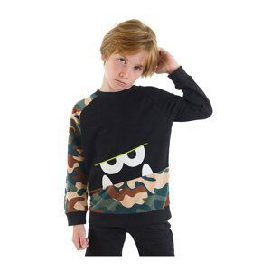 mshb&g Boys Camouflage Monster Sweatshirt