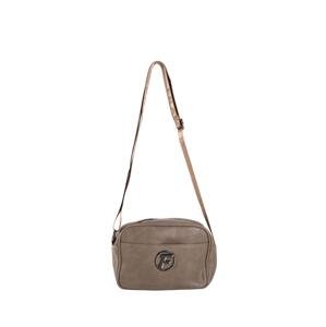 Small crossbody handbag in dark beige