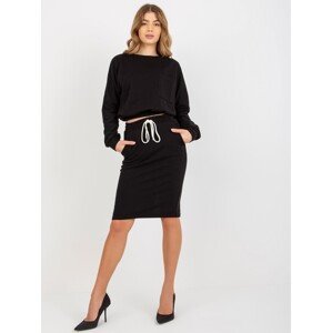 Women's Set with Skirt - Black