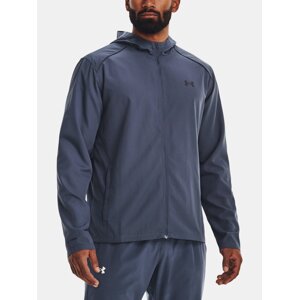 Under Armour Jacket UA STORM RUN BUNDA S KAPUCŇOU-GRY - Muži