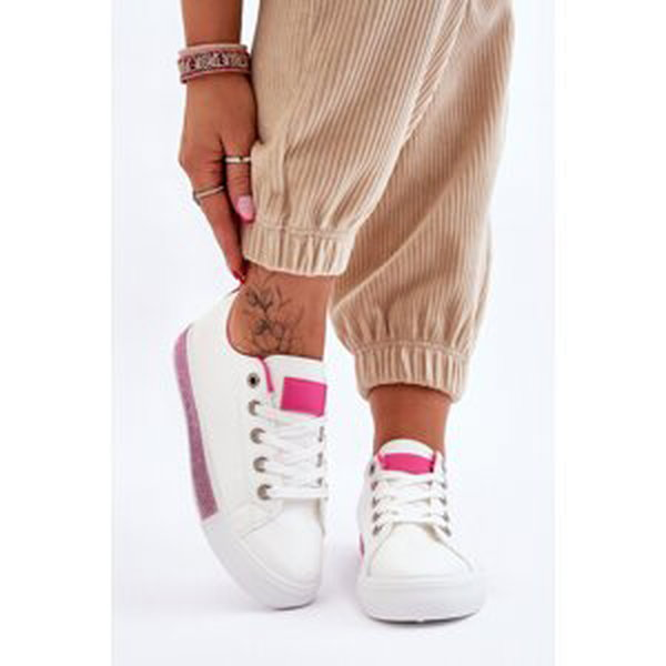 Women's Low Sneakers White-Pink Demira