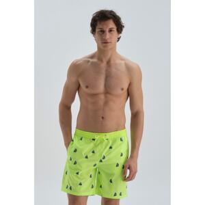 Dagi Green Micro Medium Sail Embroidered Sea Shorts