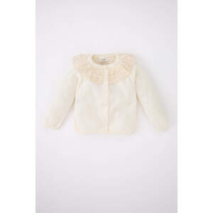 DEFACTO Baby Girl Lace Collar Cardigan