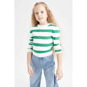 DEFACTO Girl Crop Crew Neck Pullover