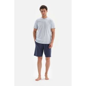 Dagi Navy Blue Modal Shorts