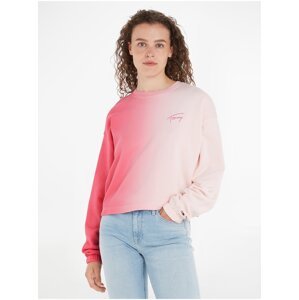 Pink Womens Sweatshirt Tommy Jeans - Women