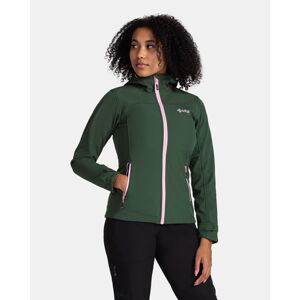 Women's softshell jacket KILPI RAVIA-W Dark green