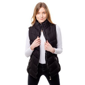 Women's quilted vest GLANO - black