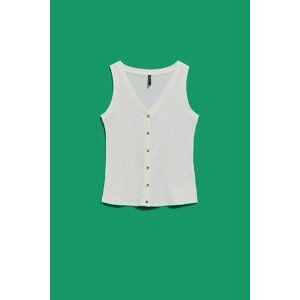 LADIES TOP L-TS-4070 OFF WHITE