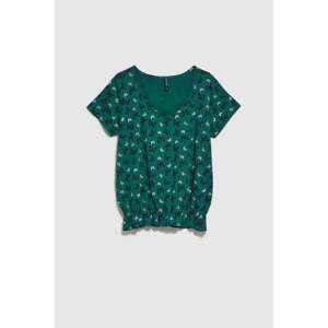 WOMEN'S T-SHIRT L-TS-4054 PALM LEAF