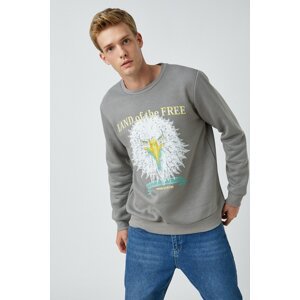 Koton Men's Gray Sweatshirt