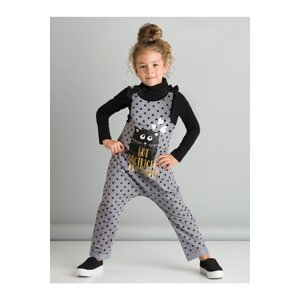 Dievčenský set Denokids CFF-21S1-317/Gray/Black