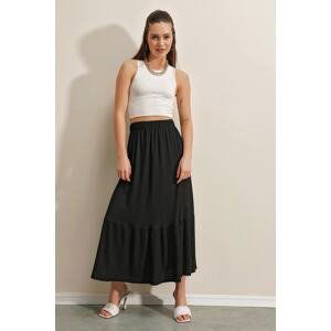 Bigdart 1886 Long Knitted Skirt - Black