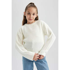 DEFACTO Girl Regular Fit Crew Neck Pullover