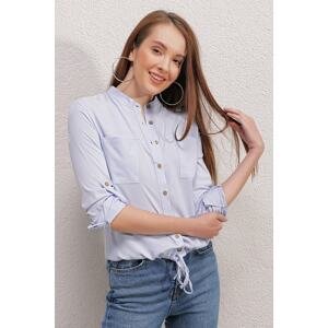 Bigdart 3619 Lace-Up Shirt - Blue