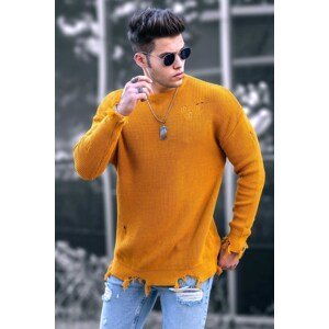 Madmext Mustard Men's Sweater 9401