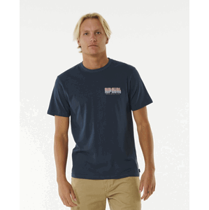 T-shirt Rip Curl SURF REVIVAL REPEATER TEE Dark Navy