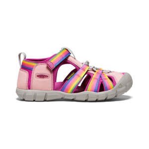 Ružové dievčenské outdoorové sandále Keen Seacamp II CNX