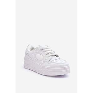 Women's platform sneakers white Finos