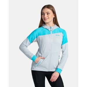 Women's technical sweatshirt KILPI MEMPHIS-W Light gray