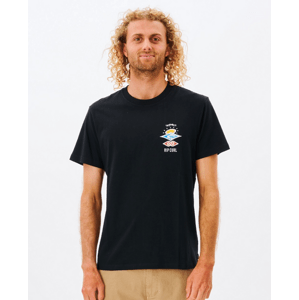T-Shirt Rip Curl SEARCH ICON TEE Black