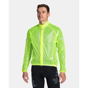 Men cycling jacket KILPI EMERGENCY-M Yellow