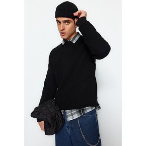 Trendyol Limited Edition Black Regular/Real Fit Premium Soft Touch Sweatshirt
