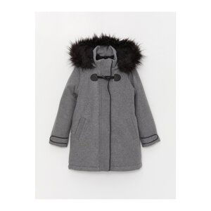 LC Waikiki LCW Kids Hooded Girls Cachet Coat