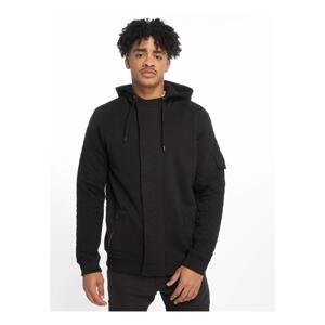Zip-up sweatshirt black