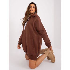 Brown basic hoodie