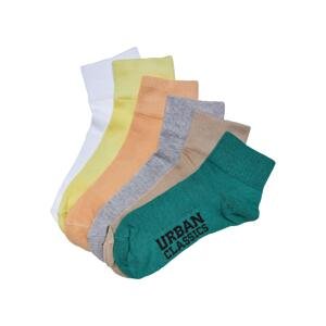 High Sneaker Socks 6-Pack sunsetcolor