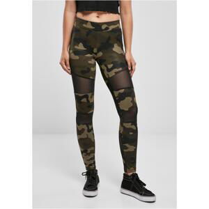 Women's Camo Tech Mesh woodcamo/blk Leggings