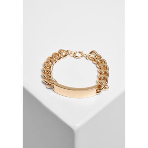 Plate bracelet gold