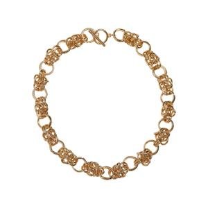 Multiring necklace gold