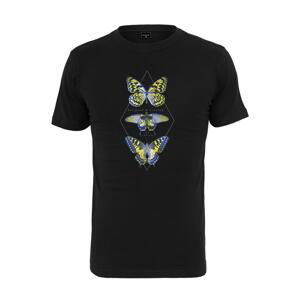 Black T-shirt Butterfly Night