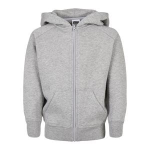 Boys' zip-up sweatshirt grey