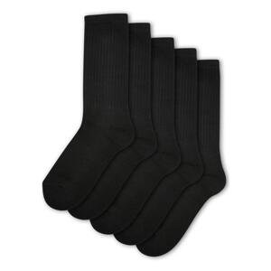 Children's Sports Socks 5-Pack Black