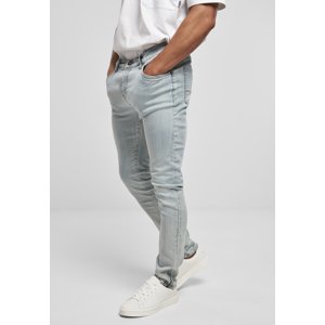 Slim Fit Zip Jeans Lighter Washed