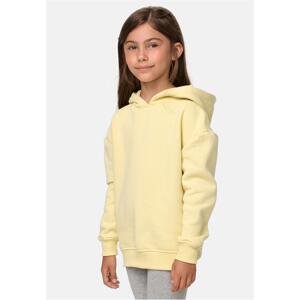 Girls' sweatshirt soft yellow