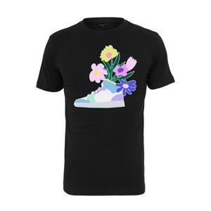 Women's T-shirt Flower Sneaker Tee black