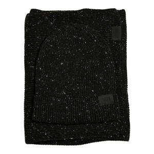 Nap Yarn Knit Set charcoal/white