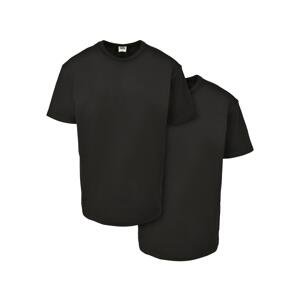 Organic Base T-Shirt 2-Pack Black+Black