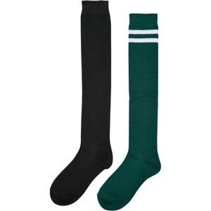 Women's College Socks 2-Pack Black/Jasper