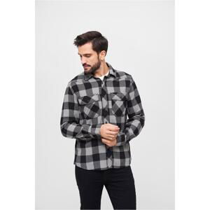 Plaid shirt black/charcoal