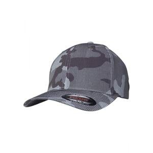 Dark camouflage cap Flexfit Camo Stripe Cap