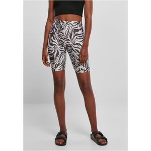 Women's Soft AOP Cycle Shorts blackzebra